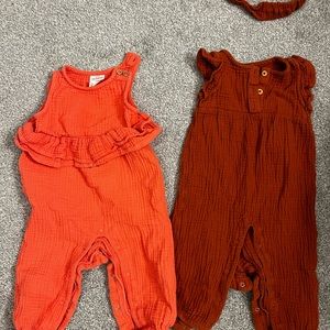 Cat and jack rompers